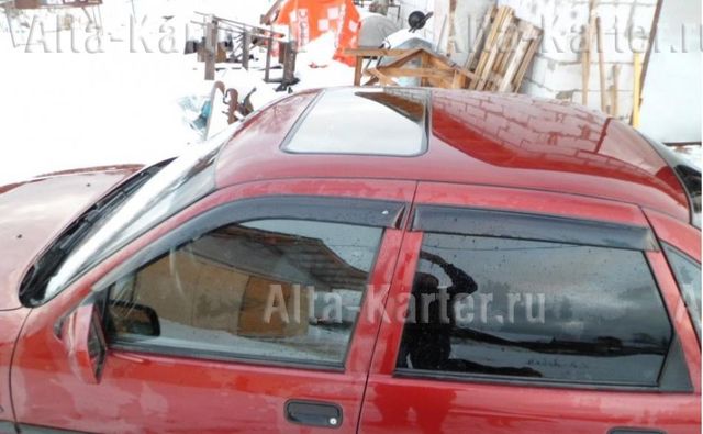 Дефлекторы Cobra Tuning для окон Opel Vectra A седан 1988-1995. Артикул O11988