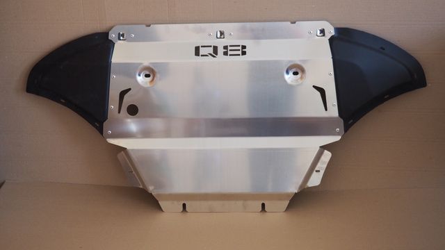 Защита алюминиевая АВС-Дизайн для картера и КПП Audi Q8 2018-09.2020. Артикул 02.13ABC