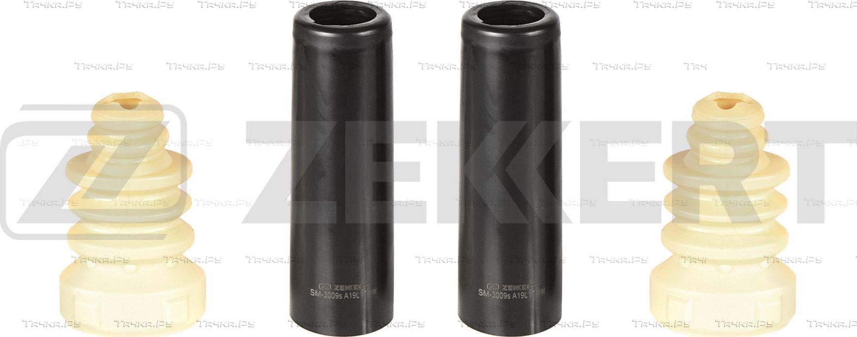 Комплект отбойников и пыльников амортизаторов (стоек) Zekkert. Артикул SM-3009S