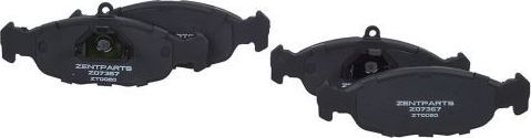 Тормозные колодки Zentparts. Артикул Z07367