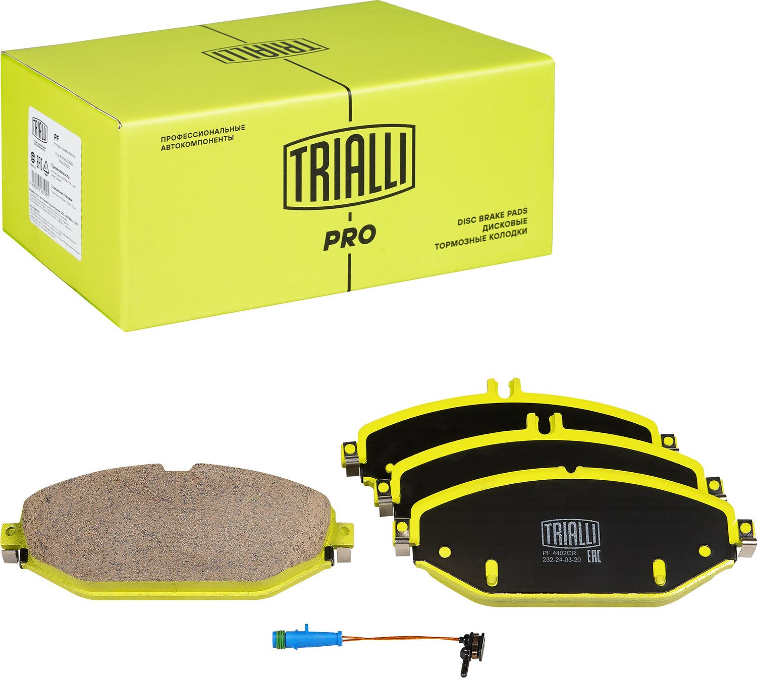 Тормозные колодки Trialli (Керамика). Артикул PF 4402CR