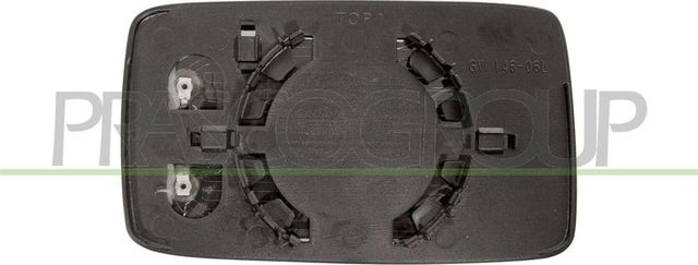 Зеркальное стекло бокового зеркала Prasco левое для Volkswagen Vento 1991-1998. Артикул VG0327514