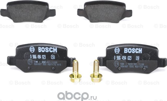 Колодки торм диск MB A-class (W168  169  245) (Bosch). Артикул 986494023