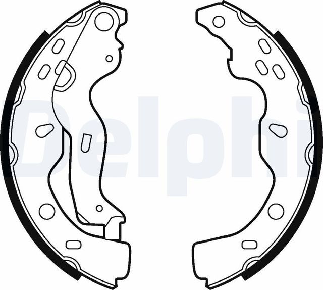 Тормозные колодки Delphi. Артикул LS2009