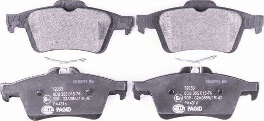 Тормозные колодки Hella. Артикул 8DB 355 015-761
