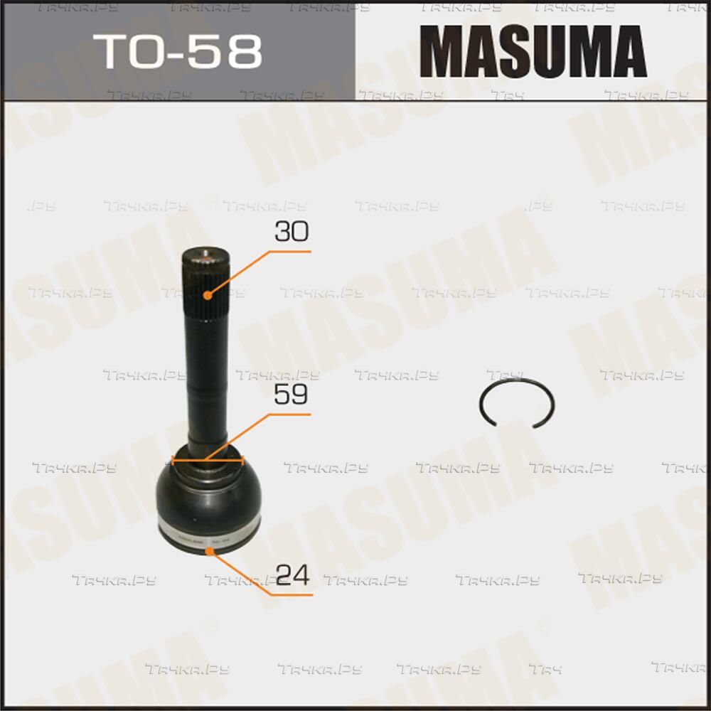 Шрус наружный (граната) Masuma. Артикул TO-58