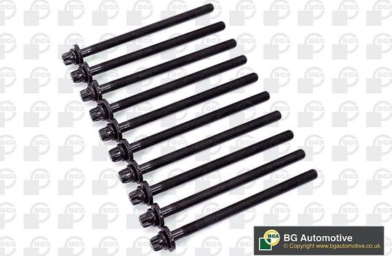 Комплект болтов ГБЦ BGA. Артикул BK5327