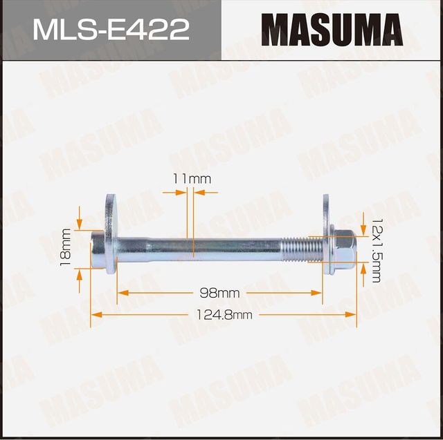 Болт эксцентрик MASUMA комплект. VAG. Артикул MLSE422