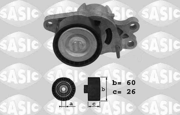 Натяжной ролик (натяжитель) приводного клинового зубчатого ремня Sasic. Артикул 1620027