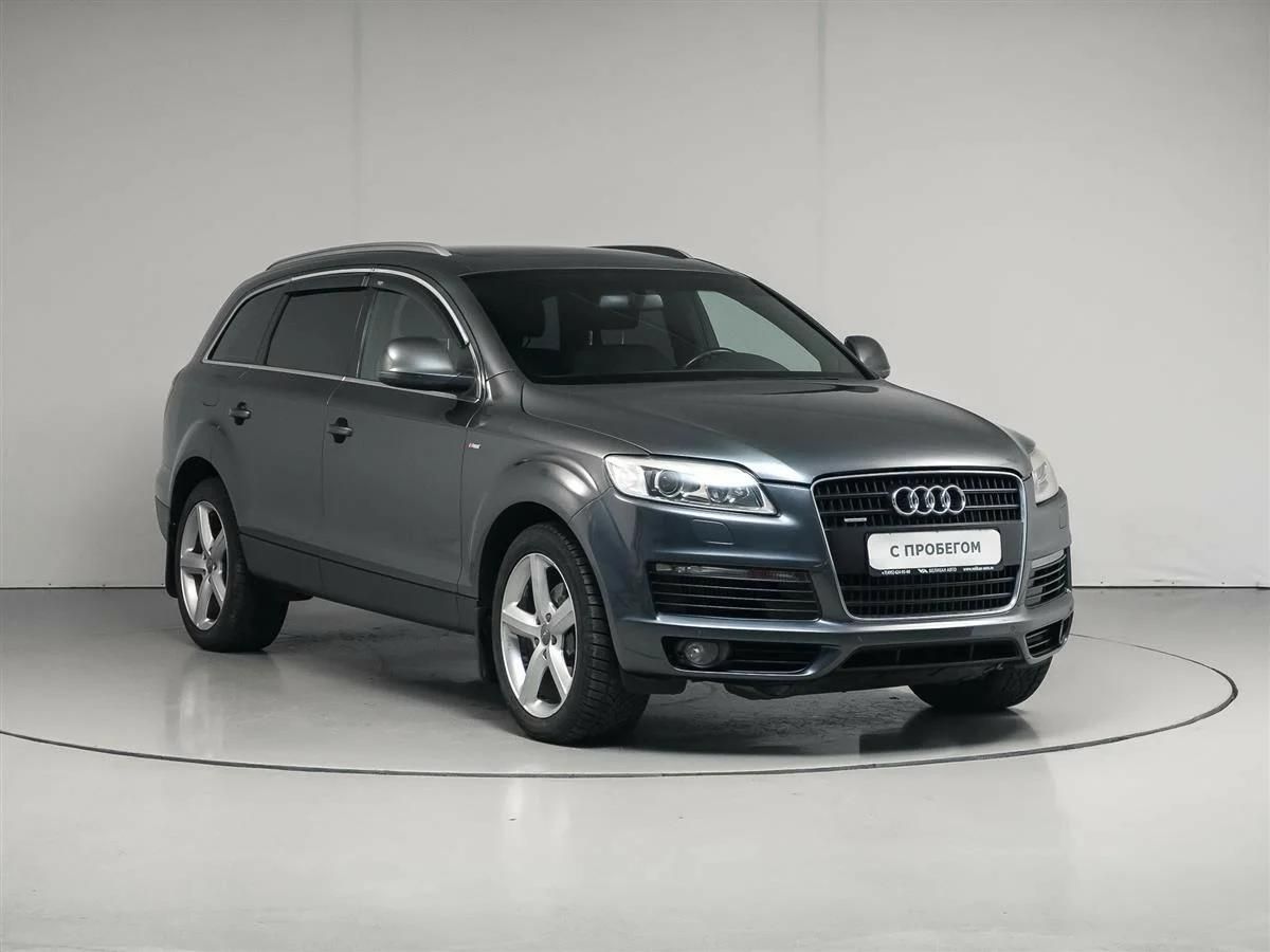 Дефлекторы V-Star для окон (с хром. молдингом) Audi Q7 I 2005-2014. Артикул CHR25053