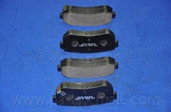 КОЛОДКИ ТОРМОЗНЫЕ KIA PICANTO 11- ЗАДНИЕ (Parts-Mall). Артикул PKB039