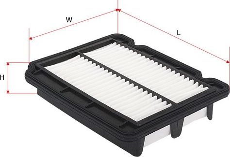 Воздушный фильтр Sakura для ЗАЗ Vida 2012-2016. Артикул A-8902