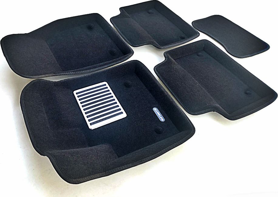 Коврики текстильные Euromat 3D Lux для салона Land Rover Range Rover Evoque II 2019-2026. Артикул EM3D-003110