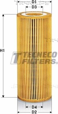 Масляный фильтр  Tecneco Filters для Volvo V40 II 2012-2019. Артикул OL09496E