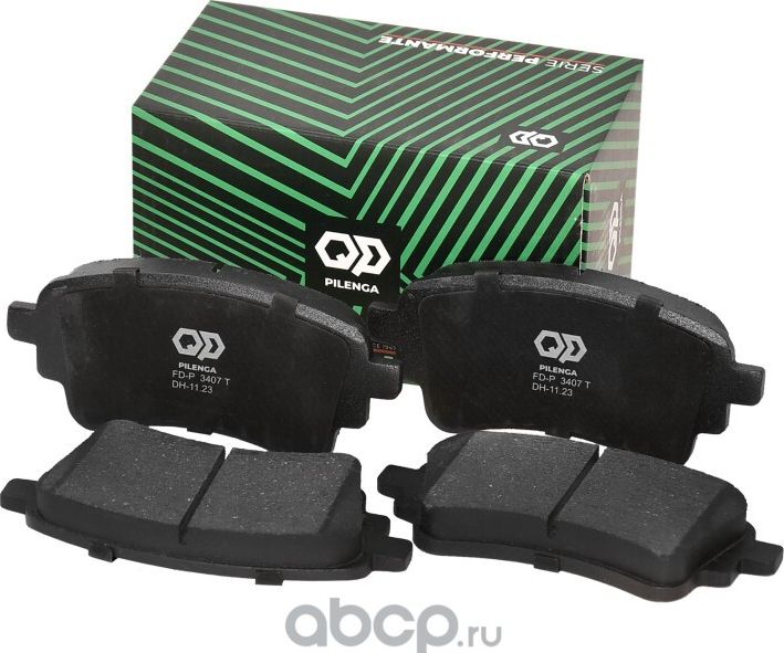 Колодки тормозные дисковые задние Performante (Pilenga). Артикул FDP3407T