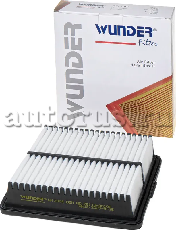 Фильтр воздушный HYUNDAI (Elantra CN7) (1,6) (2,0) (2020-) WUNDER FILTER WH2304 Wunder. Артикул WH2304