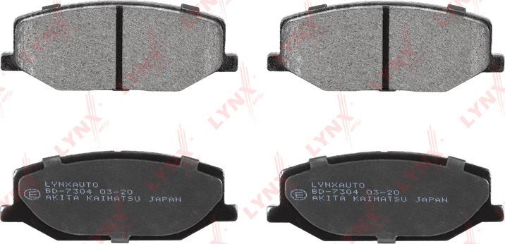 Тормозные колодки LYNXauto. Артикул BD-7304