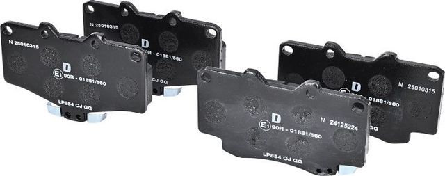 Тормозные колодки Delphi (Low-Metallic). Артикул LP854