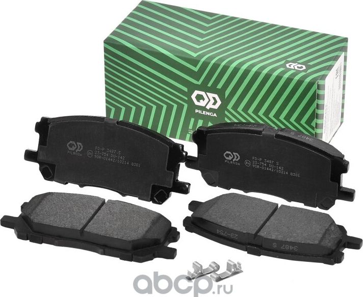 Колодки тормозные дисковые передние (Pilenga). Артикул FDP3487S