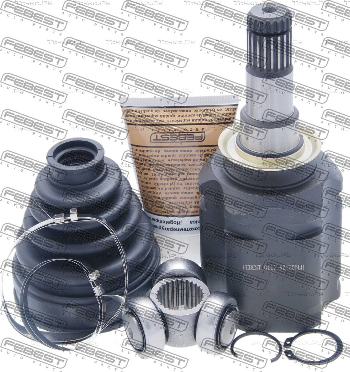 Шрус внутренний (граната) Febest передний левый для Toyota Noah I (R60) 2001-2007. Артикул 0111-AZT255LH