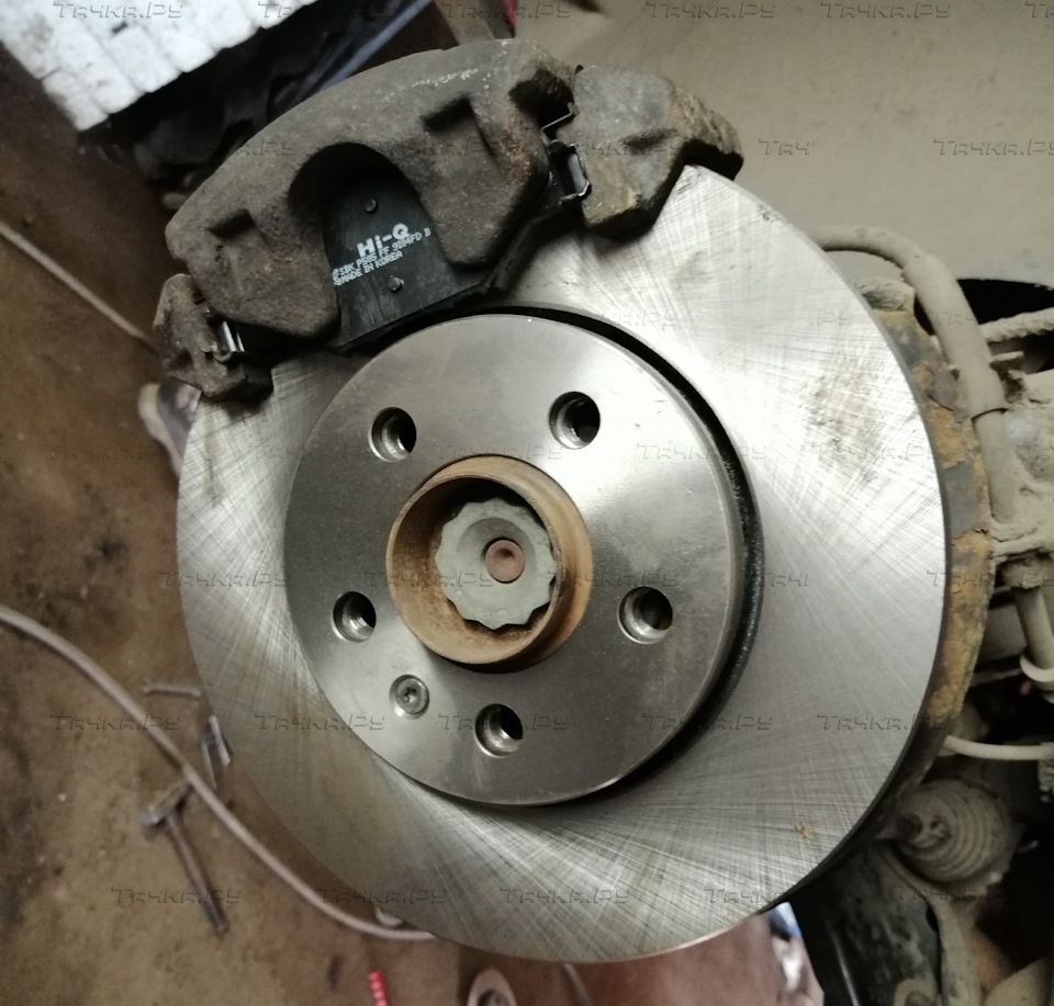 Тормозной диск Sangsin Hi-Q передний для Volkswagen Fox I 2005-2011. Артикул SD5401