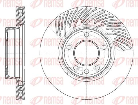 Тормозной диск Remsa. Артикул 6773.11