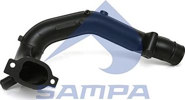 Патрубок радиатора (системы охлаждения) Sampa для Mercedes-Benz Axor 2002-2004. Артикул 203.465