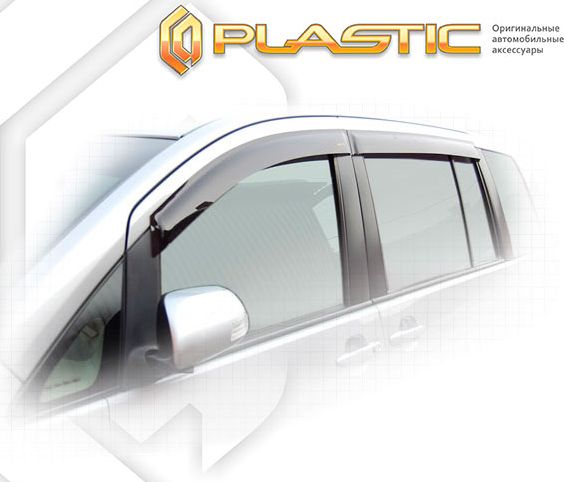 Дефлекторы СА Пластик для окон (Classic полупрозрачный) Toyota Isis 2009-2017. Артикул 2010030313818
