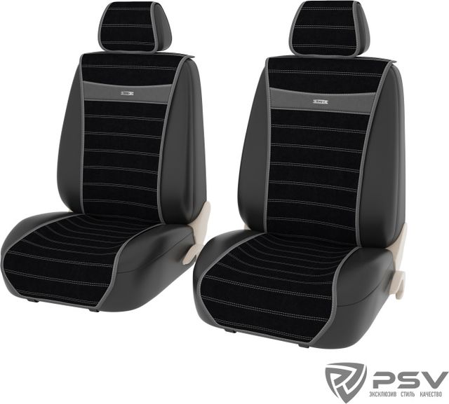 Накидки универсальные PSV Climb FRONT на сидения, цвет Черный. Артикул 129094