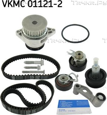 Помпа (водяной насос) с комплектом ремня ГРМ SKF для Volkswagen Golf IV 2000-2006. Артикул VKMC 01121-2