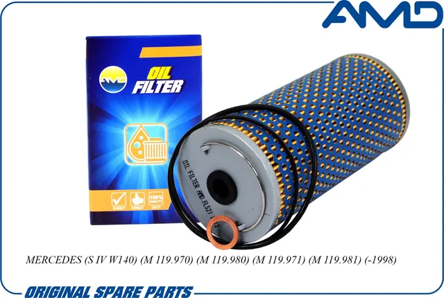 Фильтр масляный MB W210/140/124 4.0-6.0 (AMD). Артикул AMD.FL521