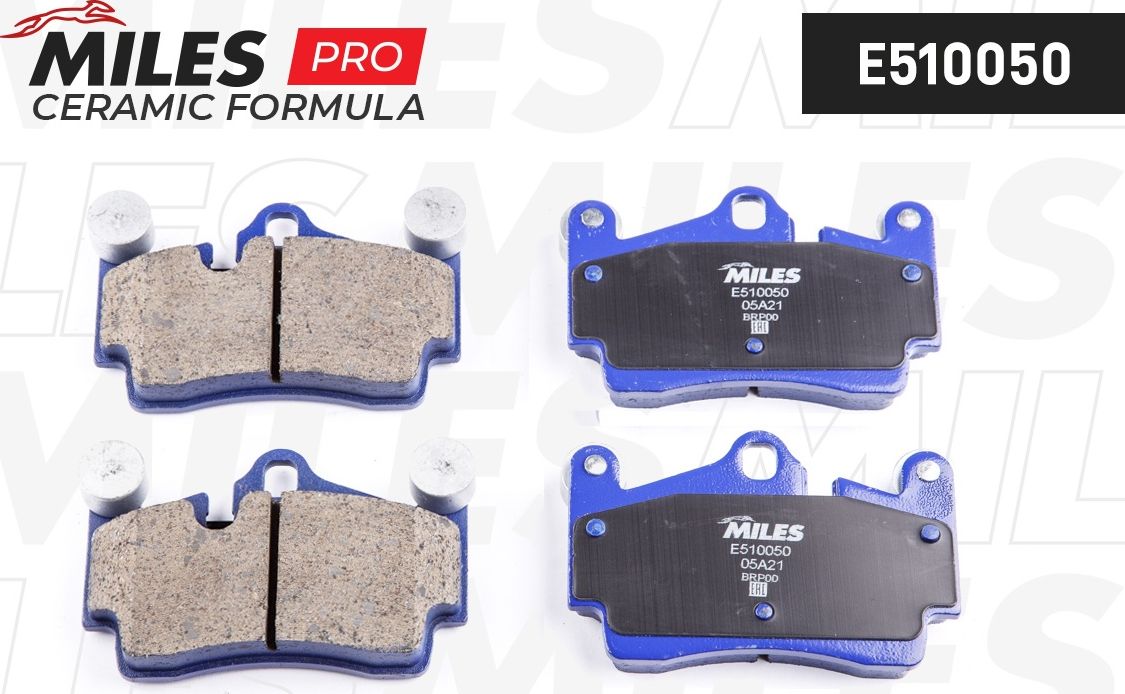 Тормозные колодки Miles (Керамика). Артикул E510050