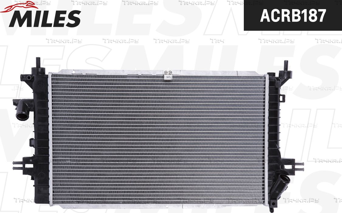 Радиатор охлаждения двигателя Miles (алюминий) для Opel Astra H 2004-2014. Артикул ACRB187