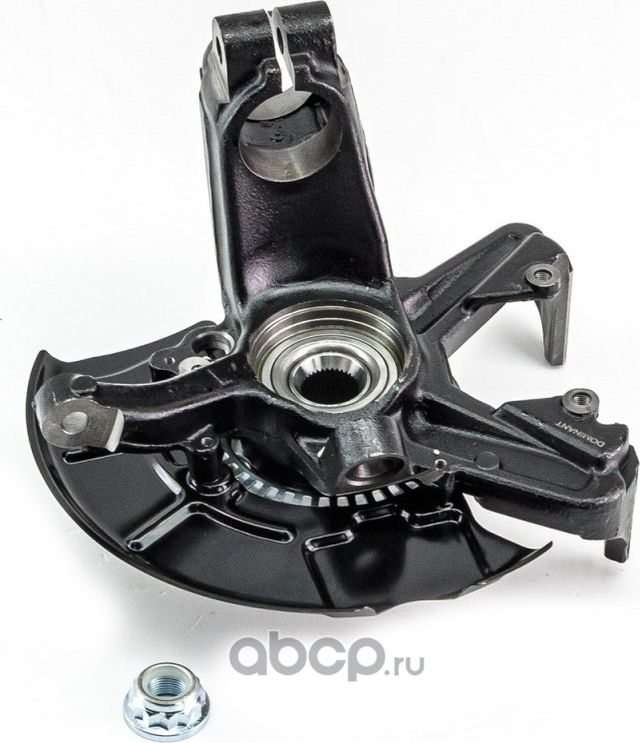 Кулак поворотный левый в сборе со ступицей и подшипником (Dominant) Dominant. Артикул AW1J004070255AGS