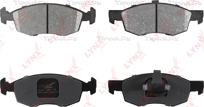 Тормозные колодки LYNXauto для Dacia Logan II 2007-2026. Артикул BD-6324