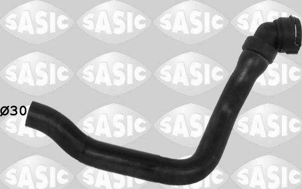 Патрубок радиатора (системы охлаждения) Sasic правый верхний для Opel Corsa D 2006-2014. Артикул 3406284