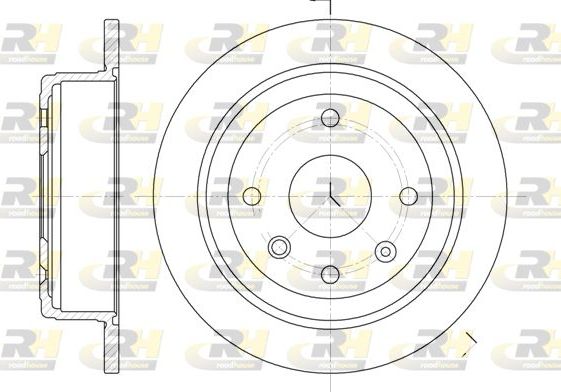 Тормозной диск RoadHouse. Артикул 6876.00