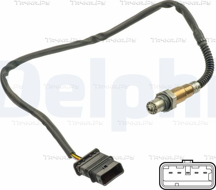 Лямбда-зонд (кислородный датчик) Delphi для BMW 2 Active Tourer F45 2013-2026. Артикул ES21122-12B1
