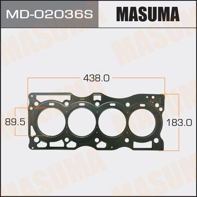 Прокладка ГБЦ Masuma для Nissan X-Trail T30 2001-2013. Артикул MD-02036S