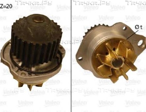 Помпа (водяной насос) Valeo для Renault Scenic III 2009-2016. Артикул 506655
