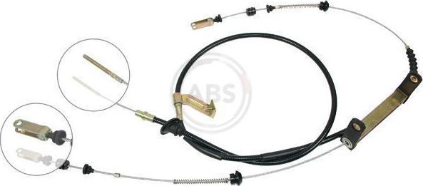 Трос ручника (тросик ручного тормоза) ABS. Артикул K12305