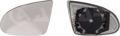 Зеркальное стекло бокового зеркала Alkar левое для Audi A2 2000-2005. Артикул 6471796