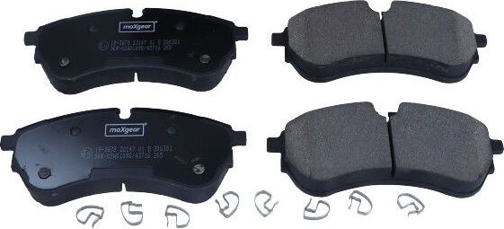 Тормозные колодки MaXgear. Артикул 19-3678