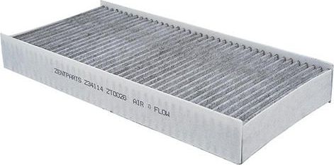 Салонный фильтр Zentparts (Активированный уголь). Артикул Z34114