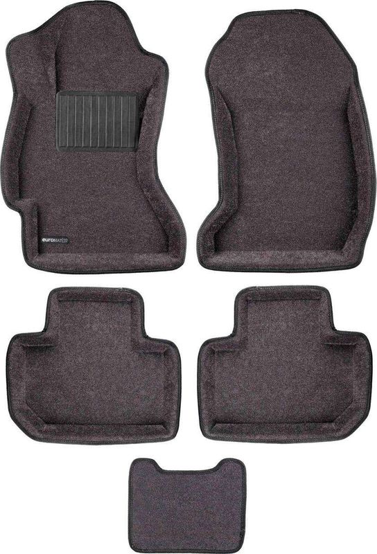 Коврики текстильные Euromat 3D Business для салона Subaru Forester IV 2012-2018 Темно-серые. Артикул EMC3D-004709G