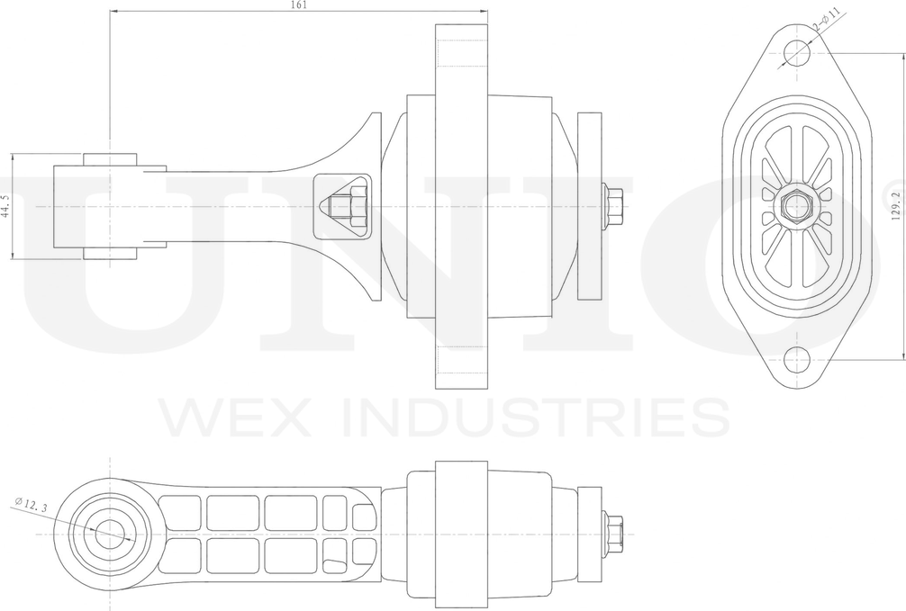 Опора двигателя (Unio). Артикул RMP-15051