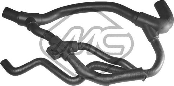 Патрубок системы охлаждения (радиатора) Metalcaucho нижний для Renault Clio II 1998-2013. Артикул 08732