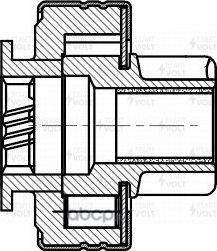 Бендикс стартера StartVOLT для Daewoo Gentra II 2013-2015. Артикул VCS 0516