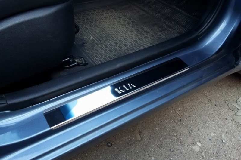 Накладки Ладья на внутренние пороги (штамп) для Kia Mohave I 2008-2026. Артикул 014.43.231