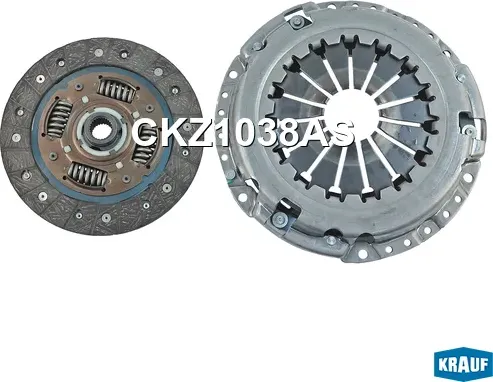 Сцепление комплект без подшипника Krauf. Артикул CKZ1038AS